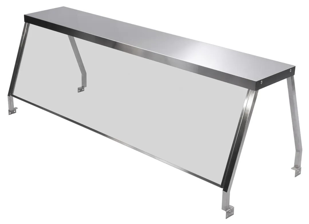 Serv-Ware SG3-1 Single-Sided Sneeze Guard, 44"W x 10-3/5"D x 20"H