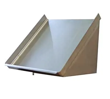 Serv-Ware SR21-CWP Wall Mount Slanted Rack Shelf - Stainless Steel