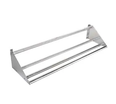 Serv-Ware SRT22-CWP 22"L Tubular Slant Rack, Pre Drilled for Wall Mounting