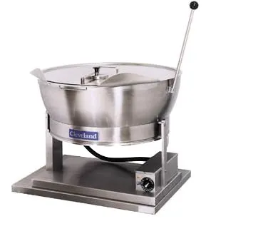Cleveland SET15 15 Gallon Stainless Steel Countertop Electric Tilt Skillet