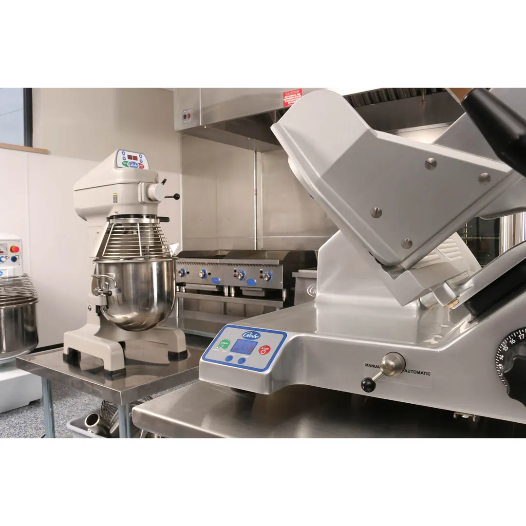 Globe SG13A S-Series 13" Heavy-Duty Automatic Meat Slicer, 1/2 HP, 4-Speed