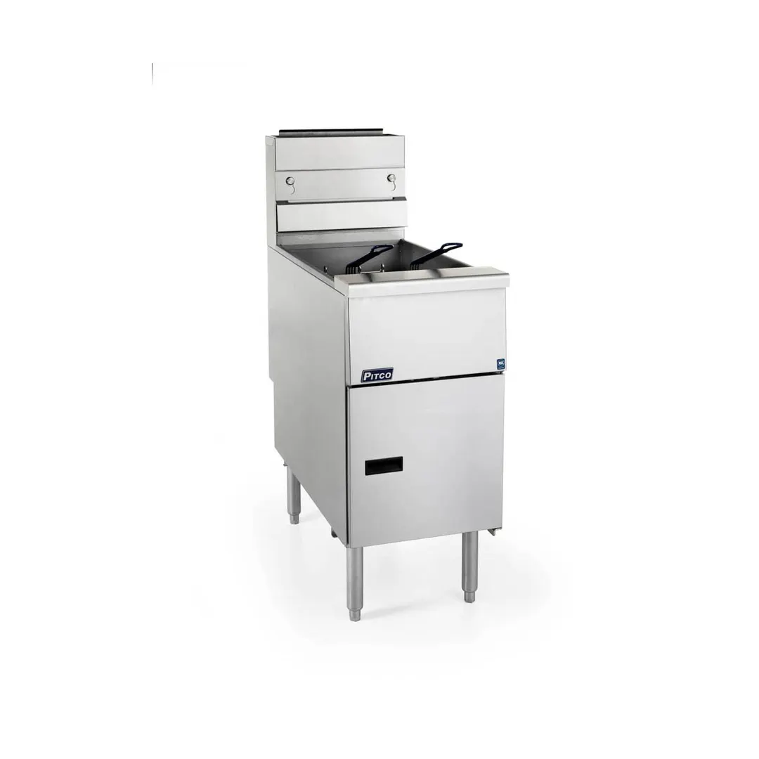 Pitco SG14-S Solstice™ Series Floor Model Gas Fryer, 40-50 lb. Oil Capacity