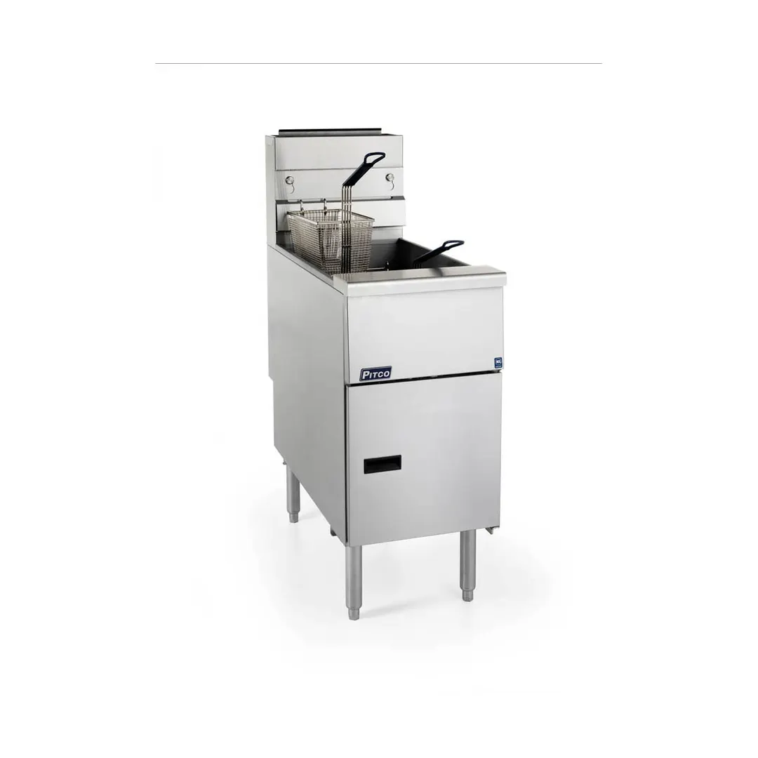 Pitco SG14-S Solstice™ Series Floor Model Gas Fryer, 40-50 lb. Oil Capacity