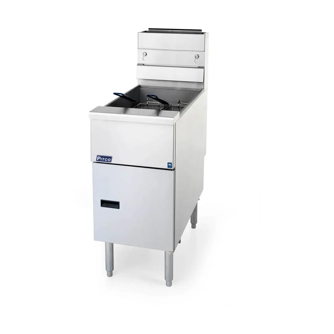 Pitco SG14-S Solstice™ Series Floor Model Gas Fryer, 40-50 lb. Oil Capacity