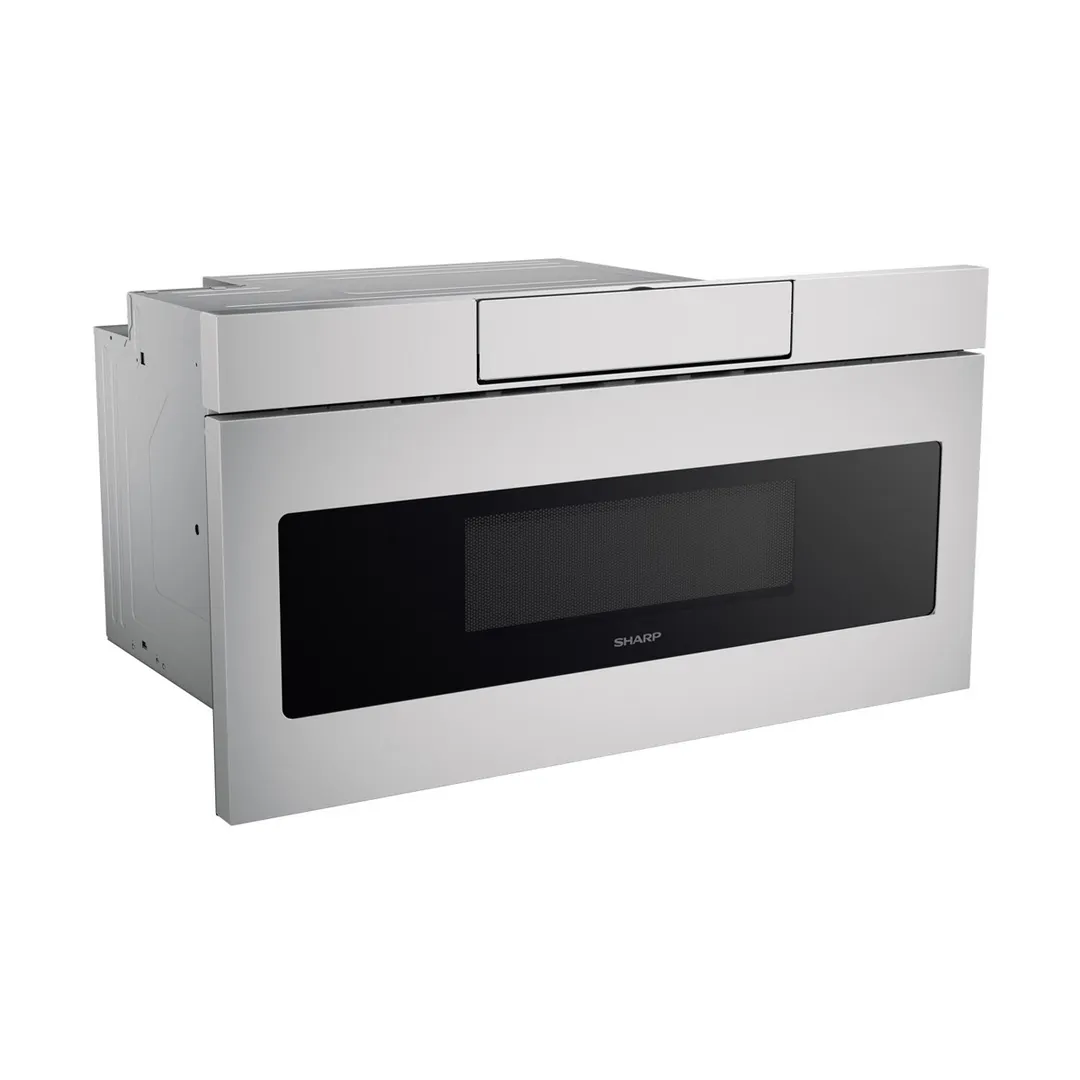 Sharp SMD3070ASY 24" 950 Watt Microwave Drawer Oven, 1.2 Cu. Ft., Concealed Control Panel, S. Steel - Open box