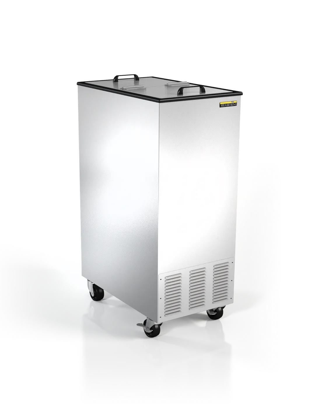 Silver King SKFI15-ELUS1 15" Mobile Flip Top Ice Cream Dipping Cabinet