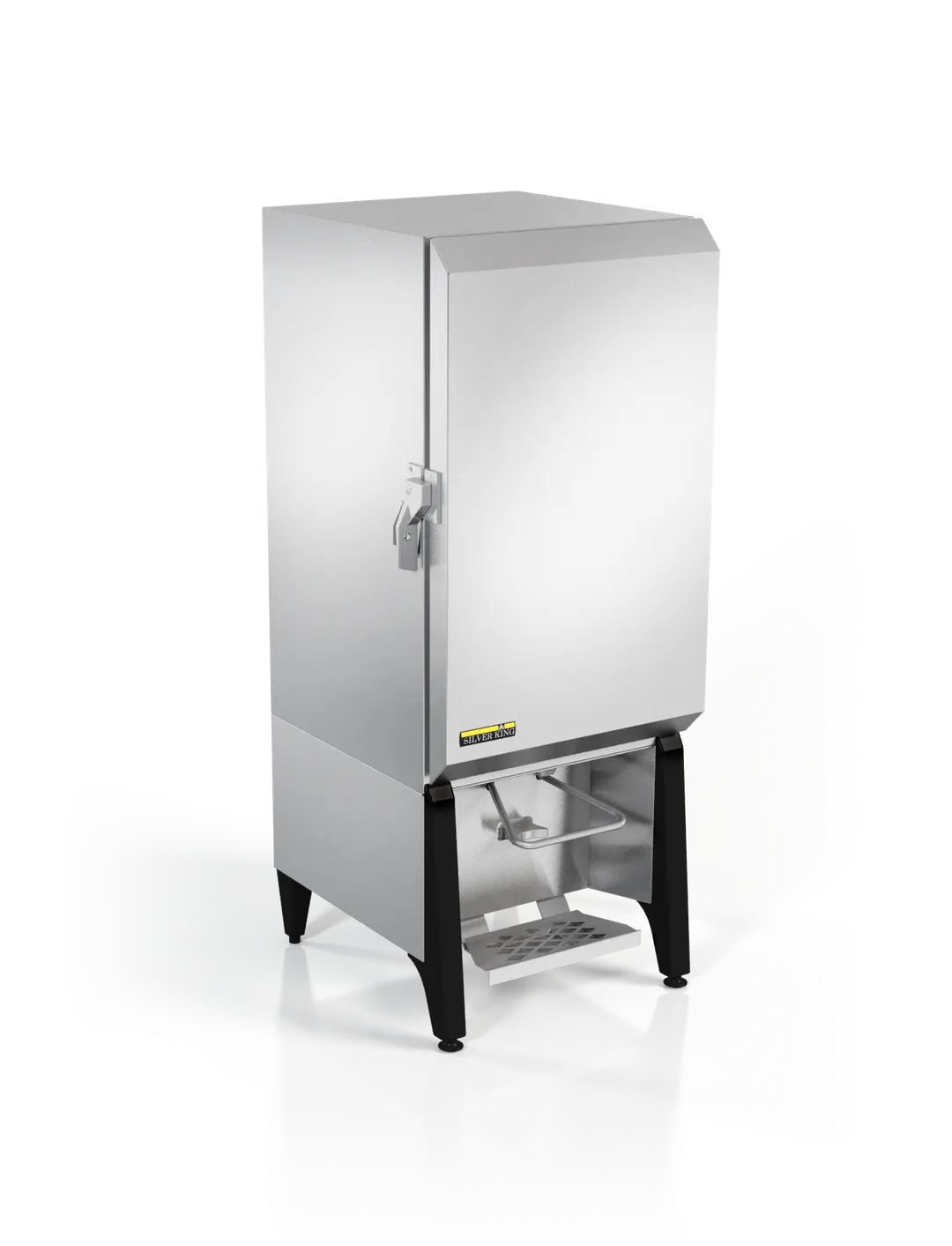 Silver King SKMAJ1-ESUS4 Refrigerated Milk Dispenser, 6-Gallon, Steel, Single Valve, 115V 1/10 HP