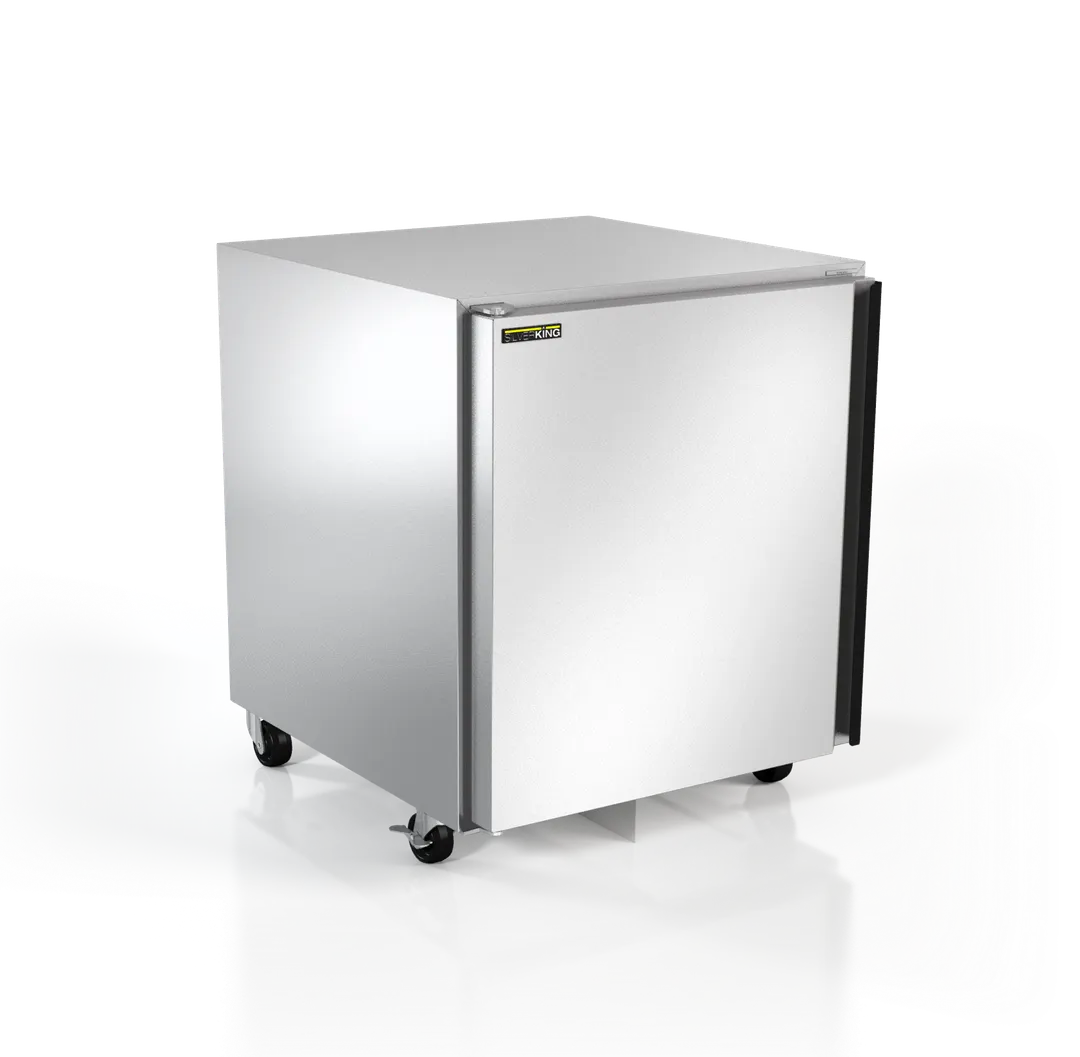 Silver King SKR27A-ESUS2 27" 1-Section Undercounter Refrigerator w/ 1 Door (left), 5.5 cu ft