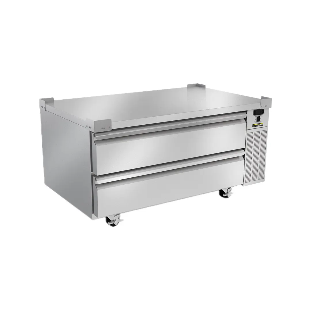 Silver King SKRCB50H-EDUS4 50" 2 Drawers Freezer Chef Base w/ Flat Top