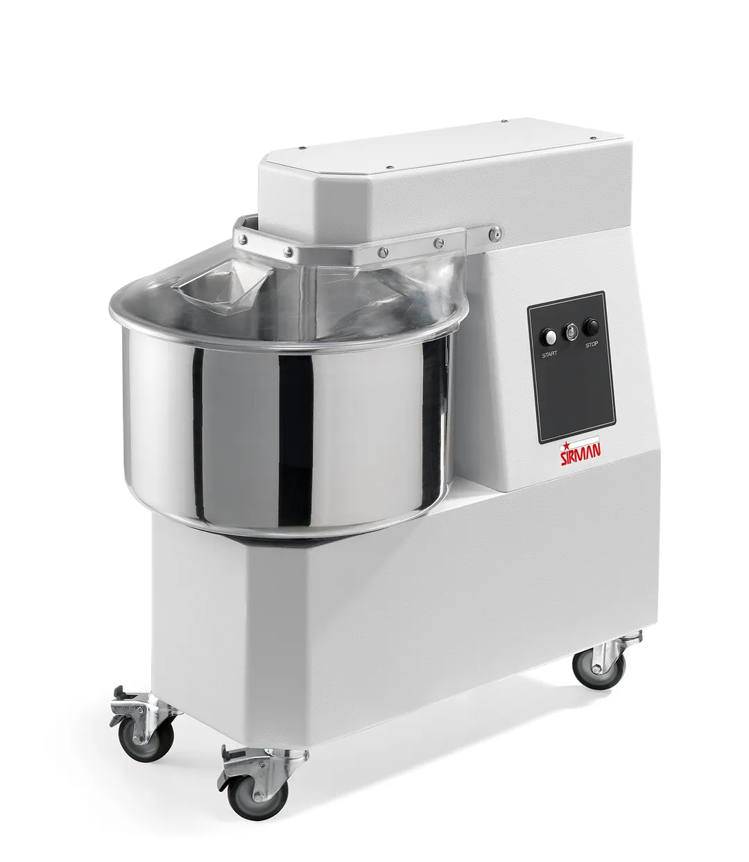 SIRMAN 40872058 HERCULES 20 Spiral Dough Mixer w/ 21 qt Bowl, 35 lbs Dough Capacity, 1 hp
