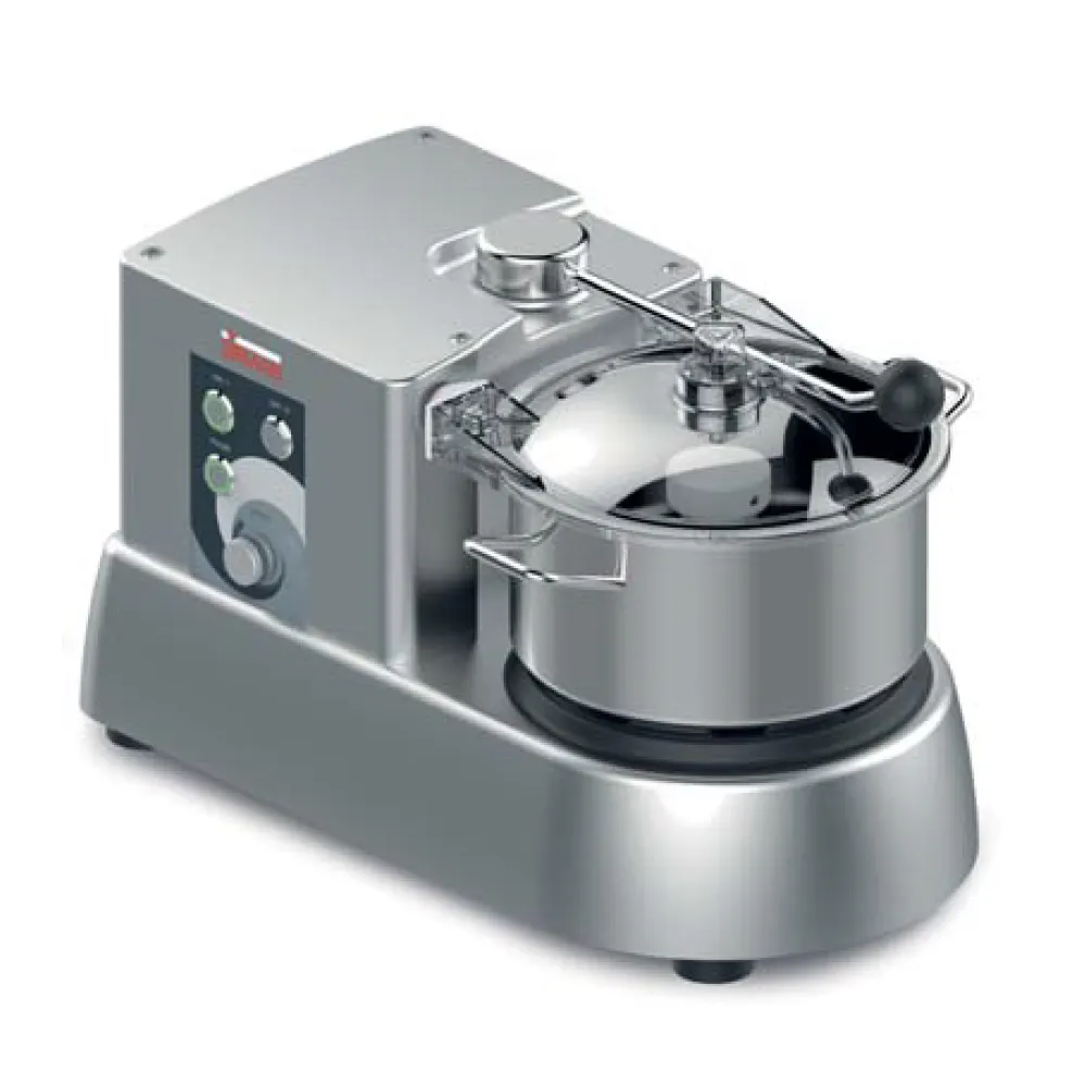 SIRMAN 40780428S C-TRONIC 4 VT Variable Speed 4 Qt. Stainless Steel Batch Bowl Food Processor, 4/5 HP