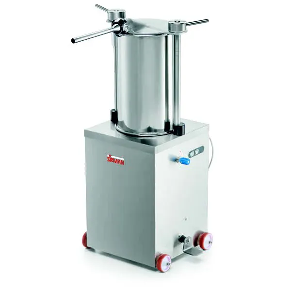Sirman 40153516T IS 35 IDRA Vertical Hydraulic Electric Sausage Stuffer, 3/4 HP, 220-240V, 37 Qt Cylinder Capacity