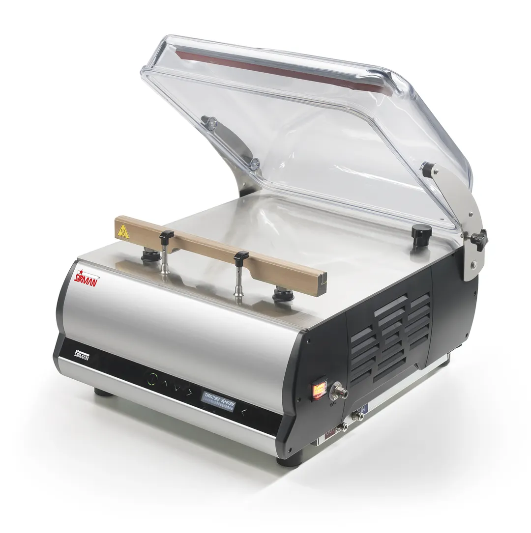 SIRMAN S3340281079DX8 WIFI AOR Vacuum Sealer – Countertop, Single Chamber, 16-1/8" Seal Bar, 304 Stainless Steel