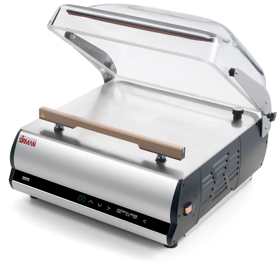 SIRMAN S3350282009DX8 Countertop Vacuum Sealer – 20” Seal Bar, 848 CFM Pump, LED Display, Wi‑Fi, 1kW, 120V, 20A