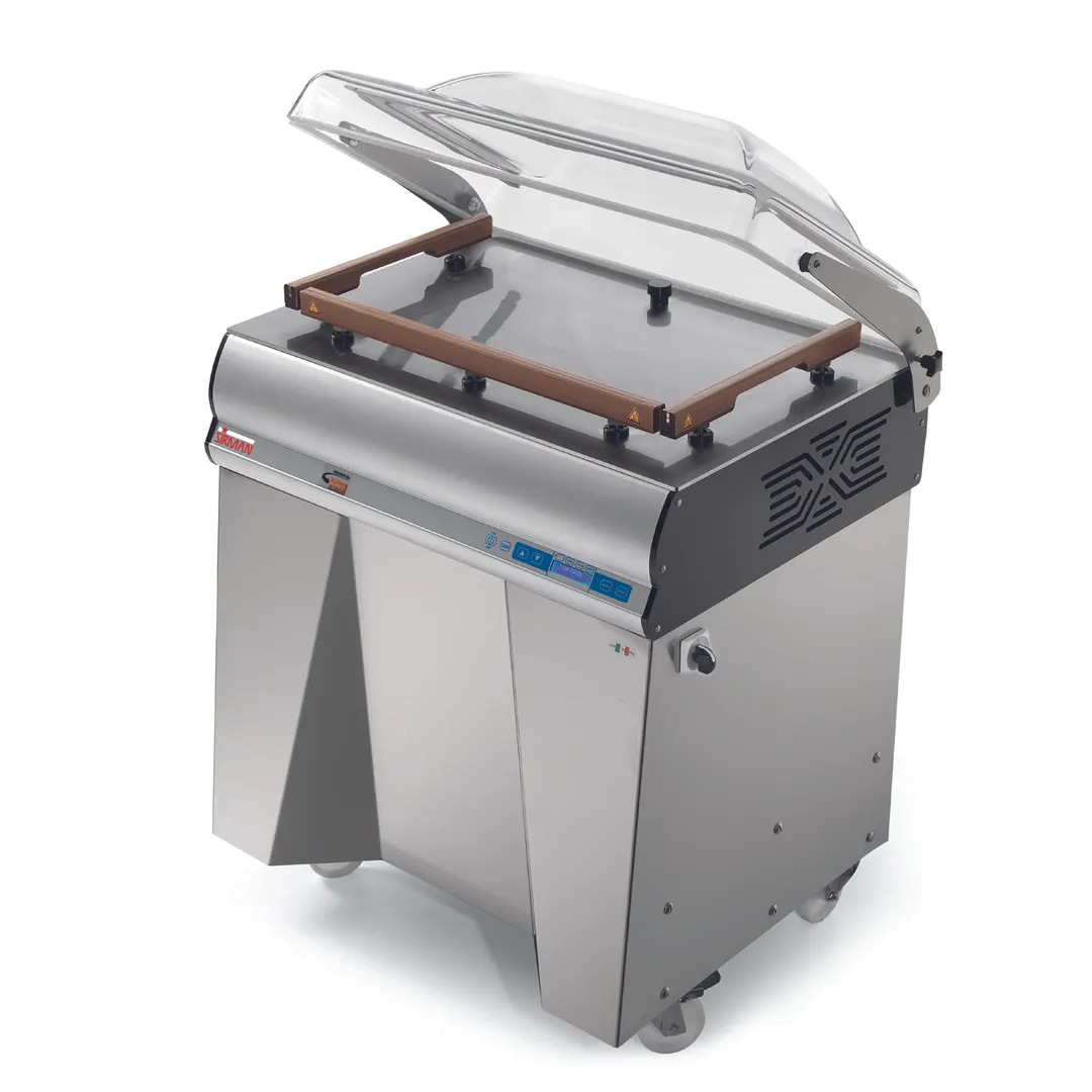 SIRMAN USA S337029F3509DX6T Floor Model Chamber Vacuum Packaging Machine with Multiple Size Seal Bars