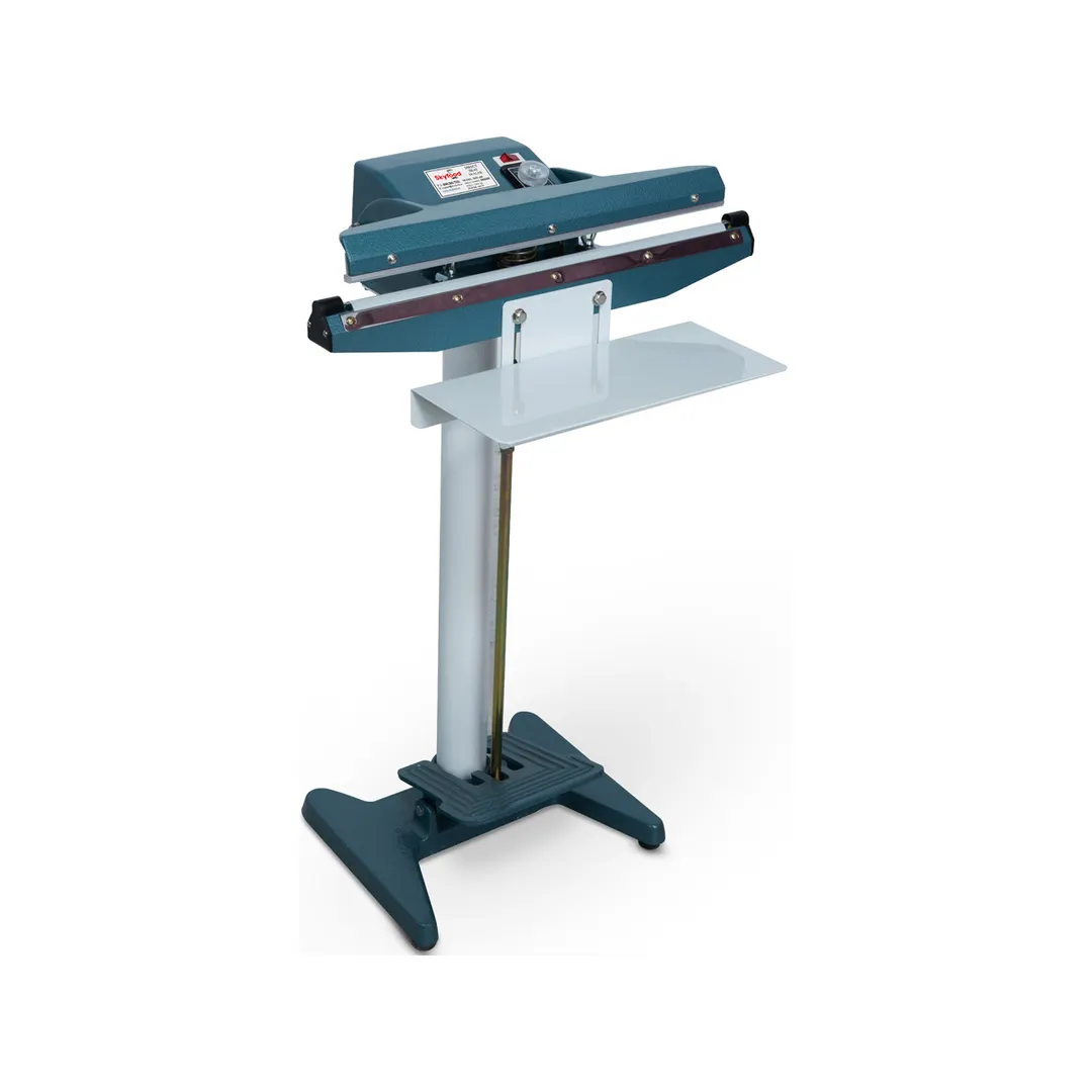 Skyfood IBSF-450 Impulse Bag Sealer, 18" Floor Model, Foot Pedal Operation, 17.7"L x 1/16"W Sealing Bar, 700W, 120V