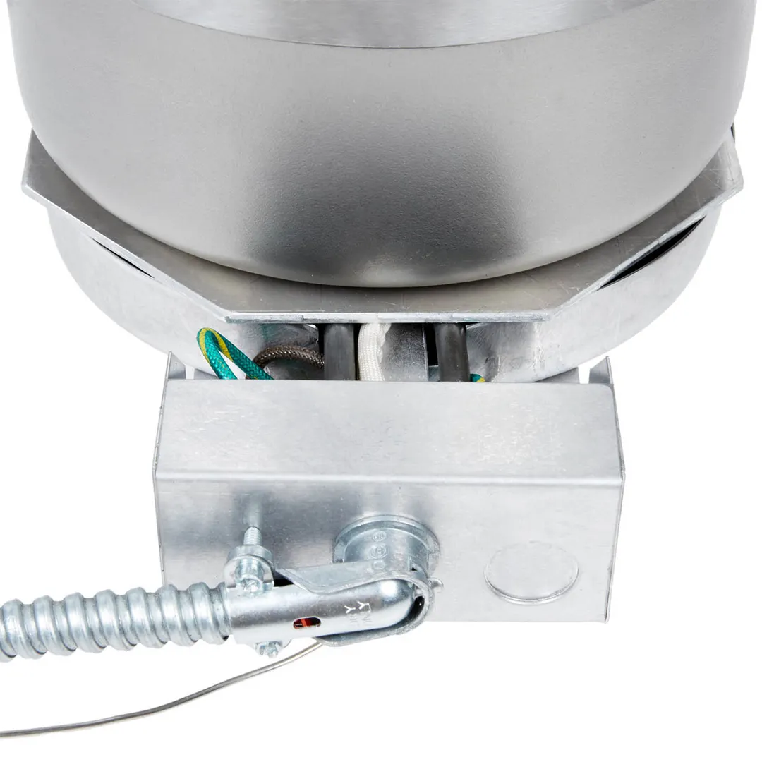 APW Wyott SM-50-7DS ULS Round Drop-In Soup Well, 8-1/2" Diameter, 7 Quart, w/ drain