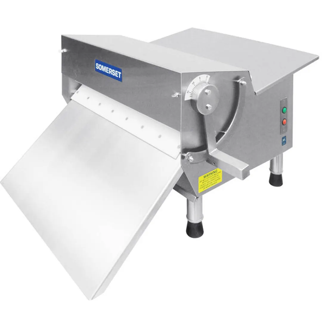 Somerset CDR-300F Countertop Single Pass Fondant Sheeter w/ Tray, 15" Synthetic Rollers, Side Operation