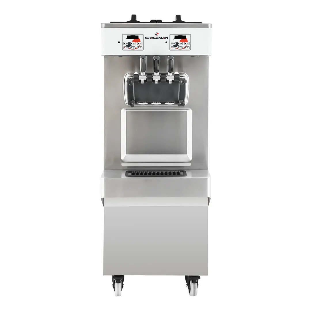Spaceman 6378A-C Floor Model Two Flavor Soft-Serve Freezer, Pump Feed