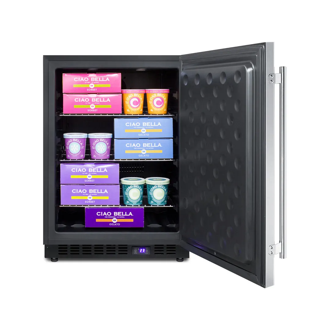 Summit SPFF51OSCSS Outdoor One Door Undercounter Freezer, Stainless Steel, 4.7 cu. ft.