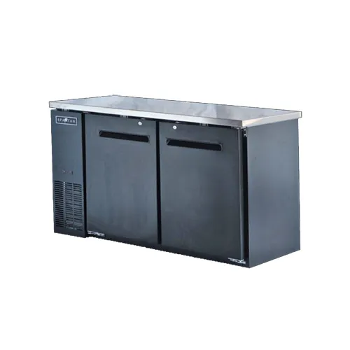 Spartan Refrig SBBB-48 48" 2 Section Back Bar Cooler with Solid Door