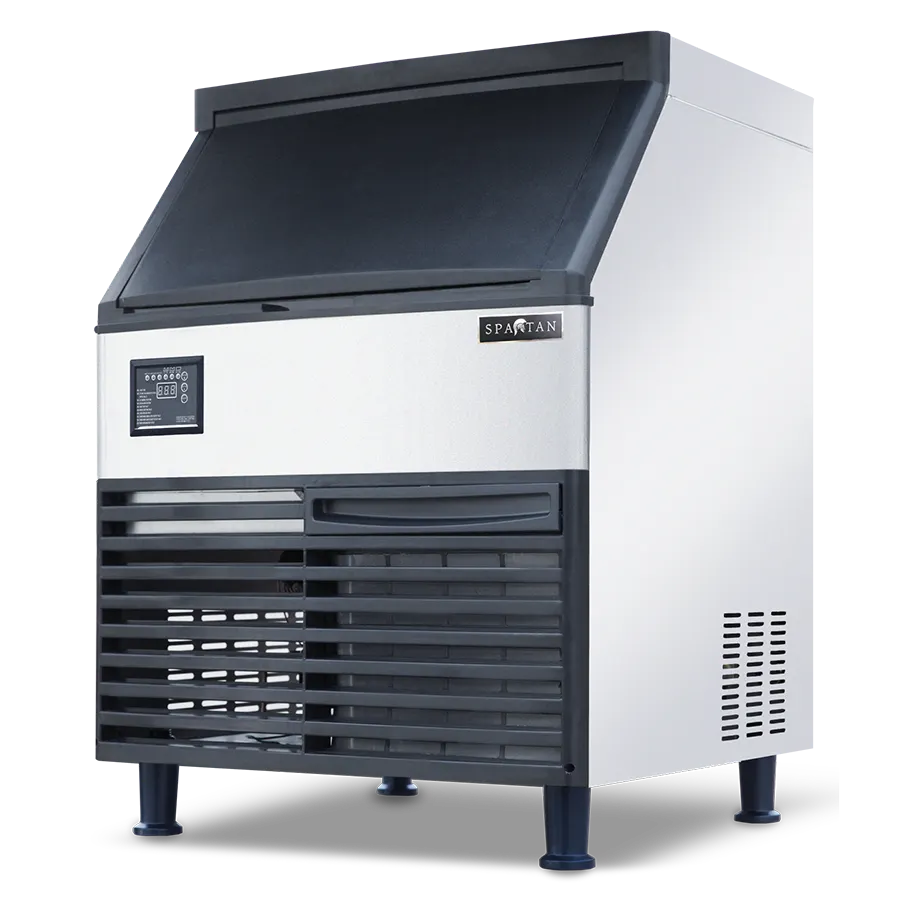 Spartan Refrig SUIM-160 26" Air Cooled Half Cube 160 lb Undercounter Ice Machine with 80 lb Bin
