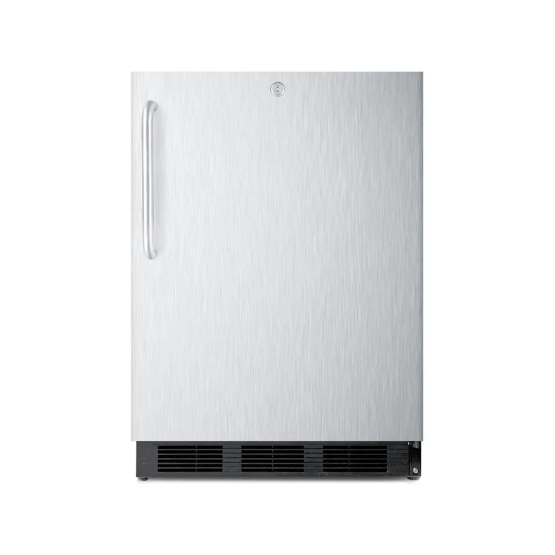 Summit SPR7BOSST 24" Built-in or Freestanding Outdoor Refrigerator, Stainless Steeel, 5.5 cu. ft.