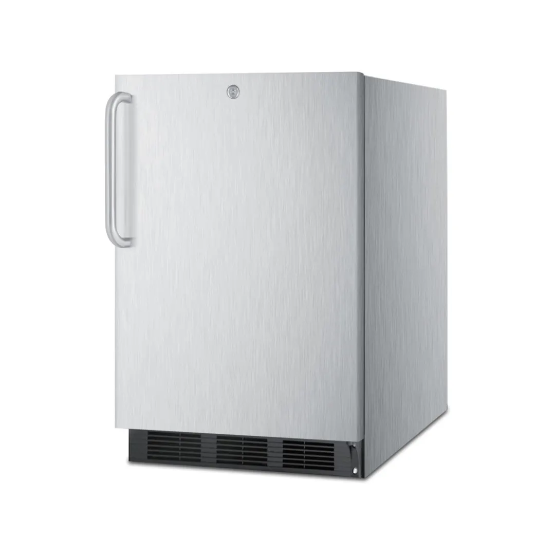 Summit SPR7BOSST 24" Built-in or Freestanding Outdoor Refrigerator, Stainless Steeel, 5.5 cu. ft.