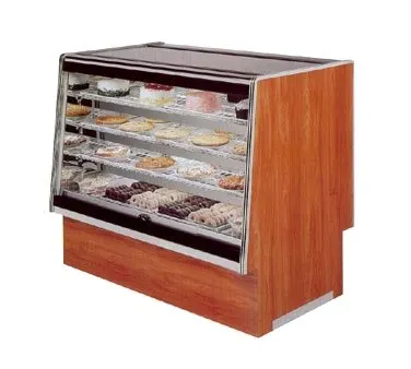 MarcRefrig SQBCD-37 37" Non-Refrigerated Bakery Display Case w/ Curved Glass, Full Service