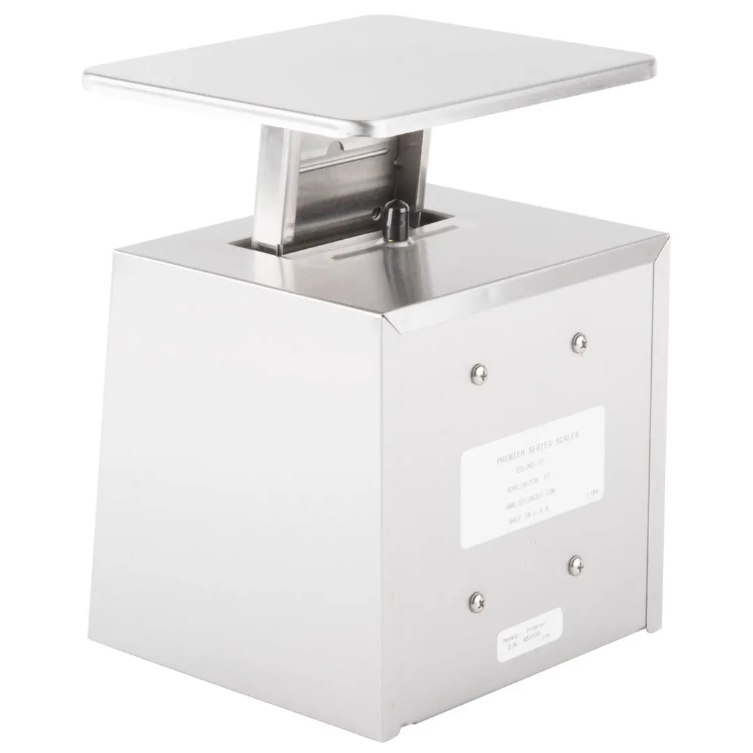 Edlund SR-10 - 10-29 lb Portion Scale, Stainless Steel, Rotating Dial, 6-7" Platform, Dishwasher Safe, Top