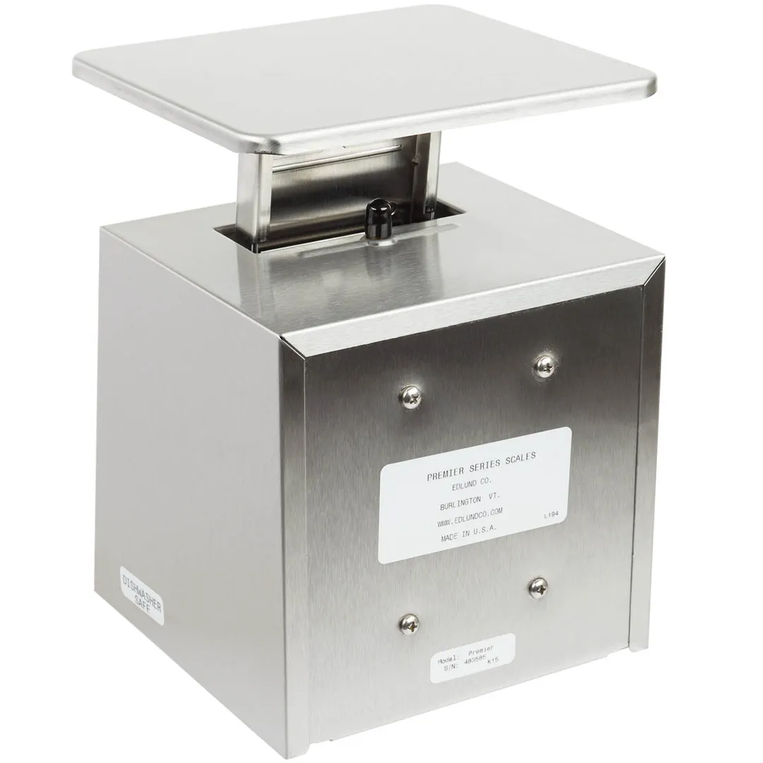 Edlund SR-2 OP Portion Scale – 1-9 lb, 32 oz/¼ oz, Rotating Dial, Stainless Steel, Top Loading, 8-9 in Platform