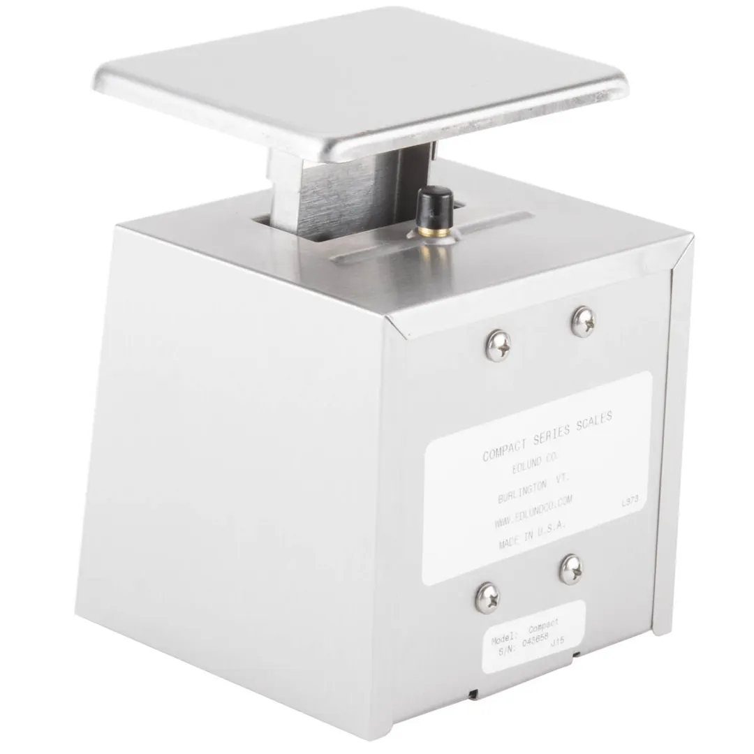 Edlund SSC-16 Portion Scale – Top Loading Fixed Dial, 1-9 lb Capacity, 16 oz × ¼ oz, Steel, Vertical Display
