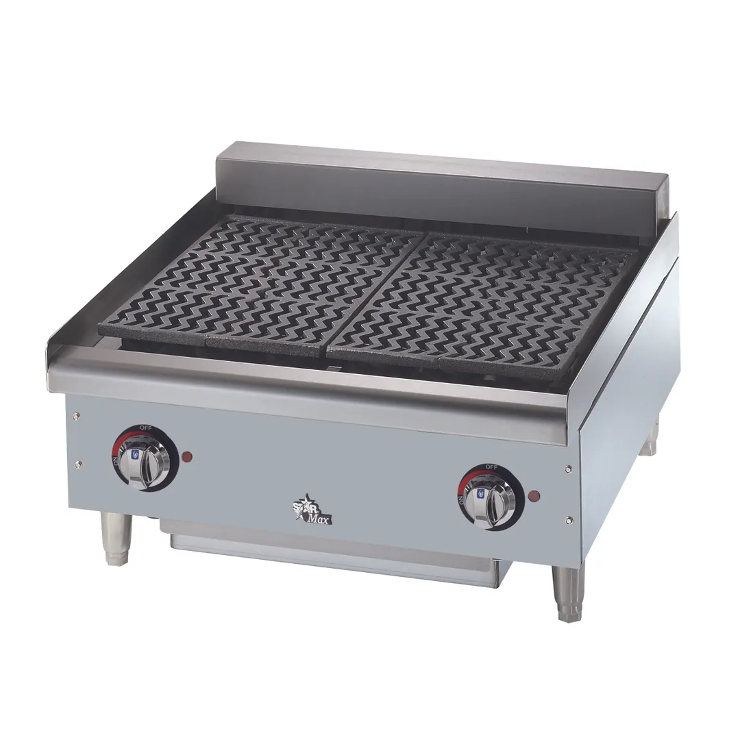 Star 5124CF 24" Countertop Electric Charbroiler w/ 24"W x 21"D Cooking Area, 6.6 kW