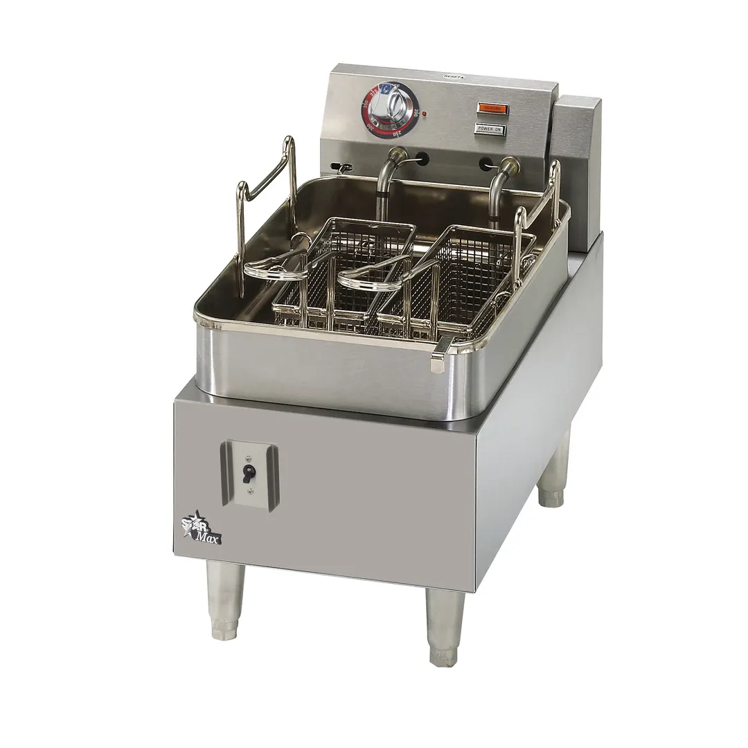 Star 515F Star-Max® Full Pot Countertop Electric Fryer w/ 15 lbs Capacity, Twin Baskets