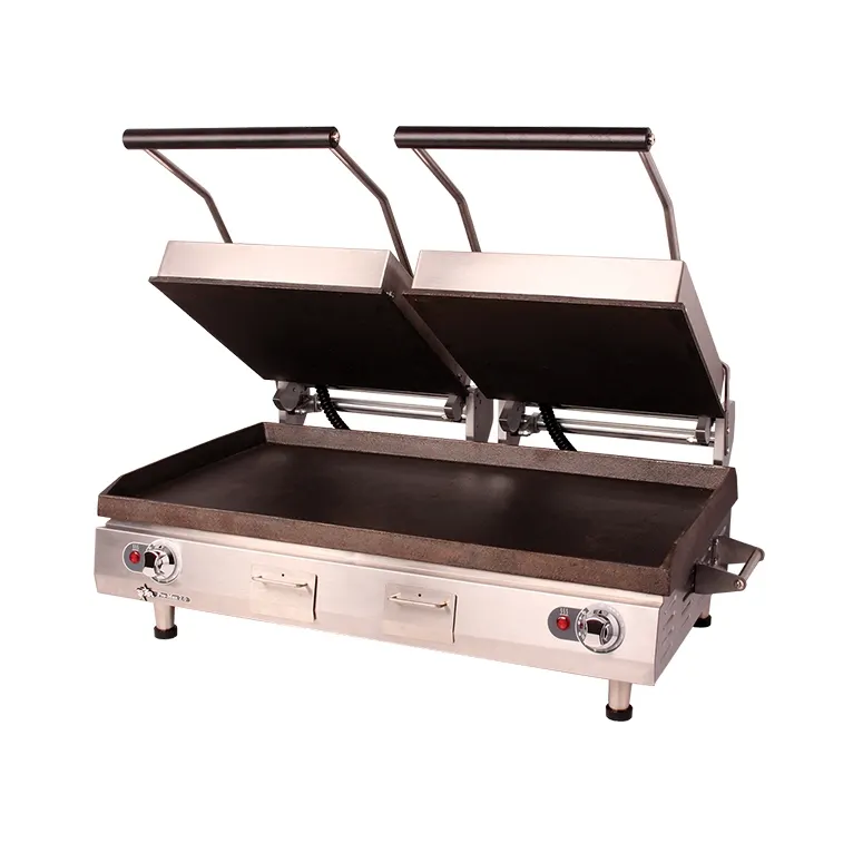 Star PSC28IE Double Cast Iron Sandwich Grill w/ Smooth Plates, Electronic Controls, 208/240V