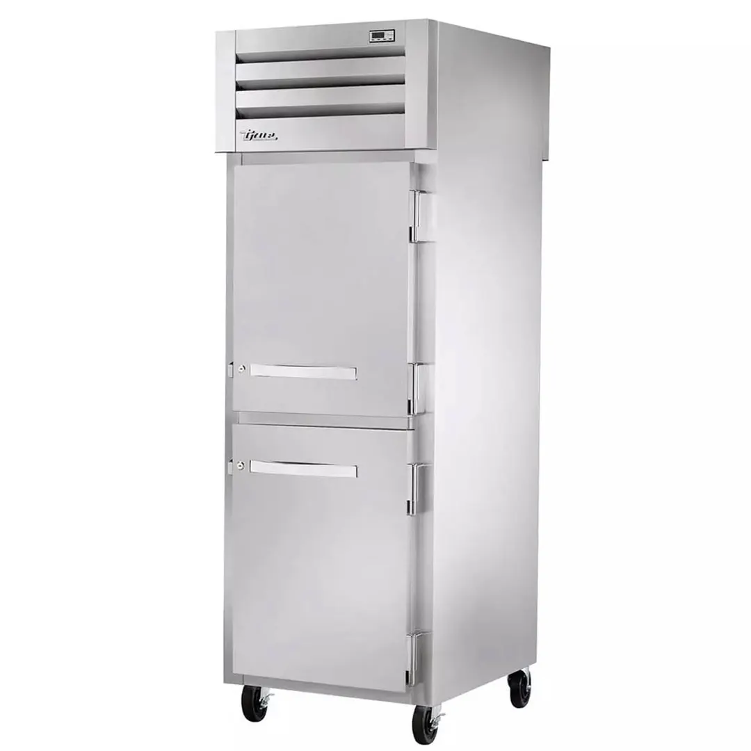 True STA1H-2HS "Full Height" 1-Section 2-Door Heated Holding Cabinet, Stainless Steel Front/Sides, 3 Shelves