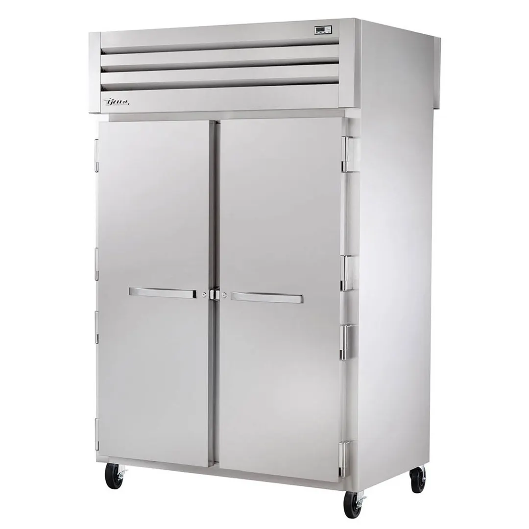 True STA2F-2S-HC 52.63" 2-Solid Door Reach-In Freezer, Top Mounted, 52 cu. ft., Stainless Steel