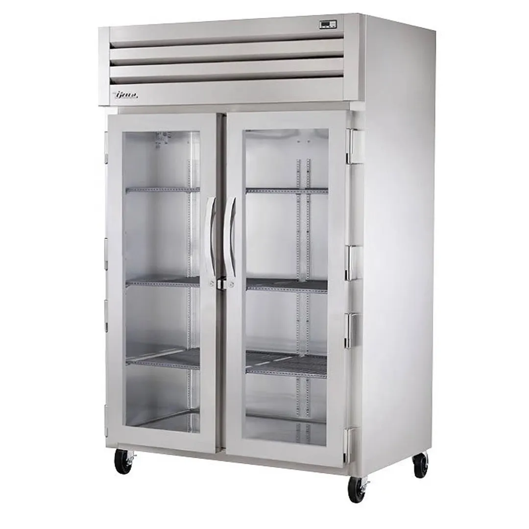 True STA2H-2G 2-Section "Heated Holding Cabinet", 2-Door Clear Glass, Stainless Steel Front, 3.0kW 208-230V