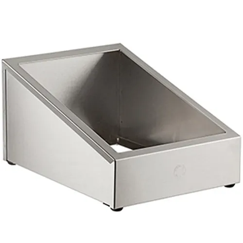 Steril-Sil E1-CBD-1V Countertop Dispenser, 12" x 16-1/2" x 9-1/4", Stainless Steel, NSF