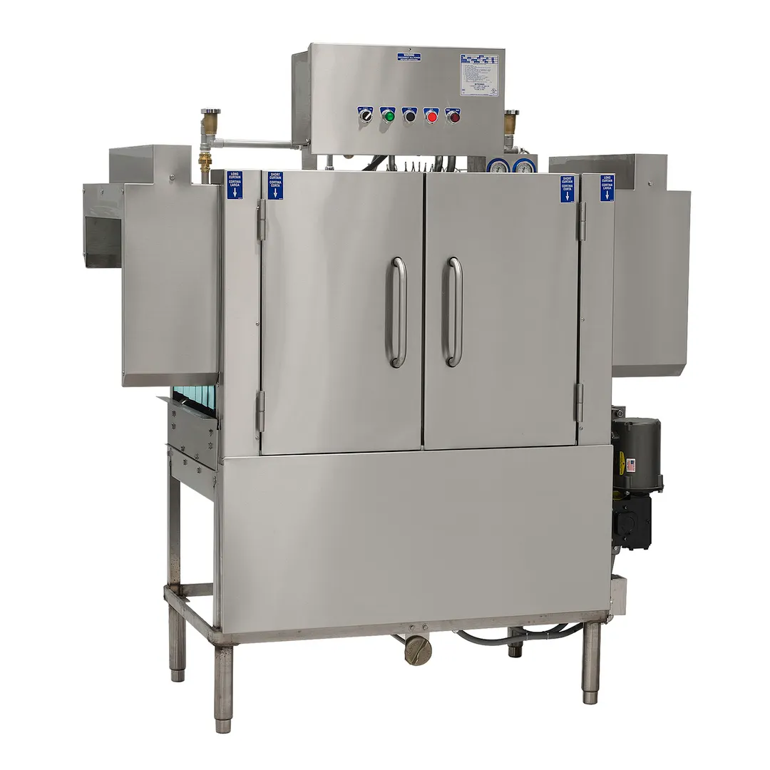 Stero ER44 44" Conveyor Dishwasher, 220 Rph -146 Gal/Hr - High Temp Specify Tank without Booster
