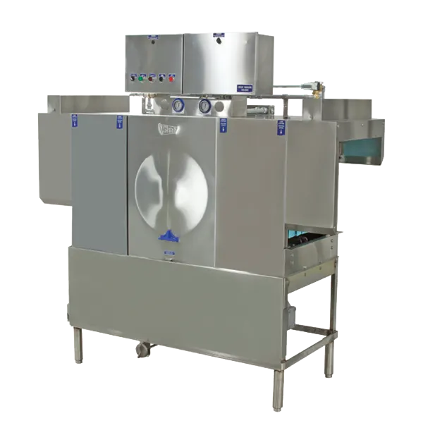 Stero ER54 54" Conveyor Dishwasher, 220 Rph -146 Gal/Hr - High Temp Specify Tank without Booster