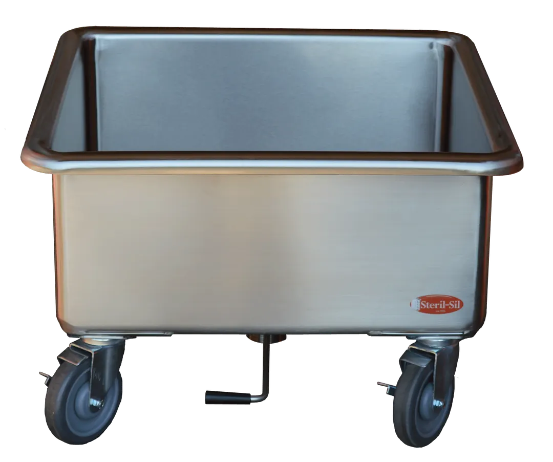 Steril-Sil SK-2222 Soak Sink, Mobile, Bowl Dimensions: 22” X 22"X 10" Deep