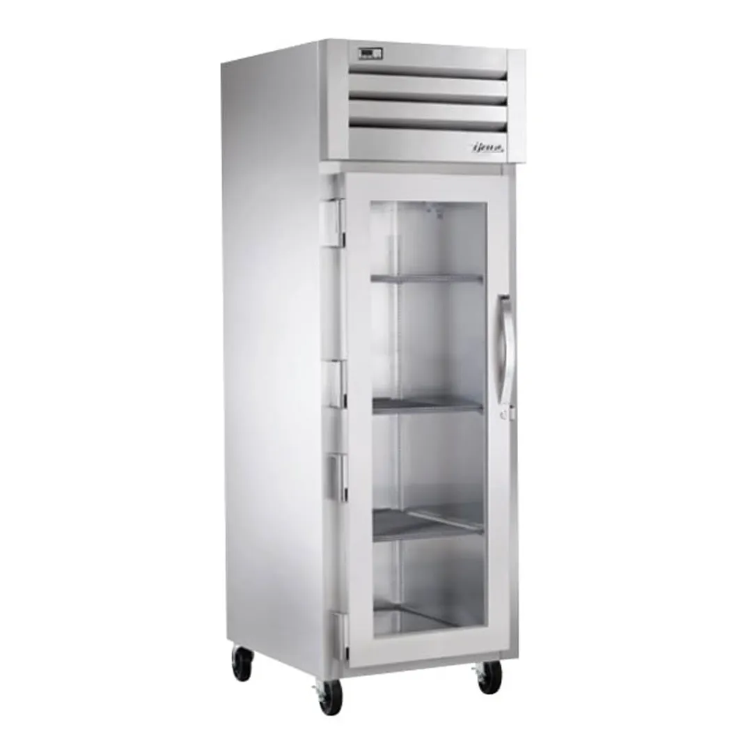 True STG1F-1G-HC 27" 1-Section Reach-In Freezer, 1 Glass Door, Top Mounted, 31 cu. ft., Stainless Steel Front