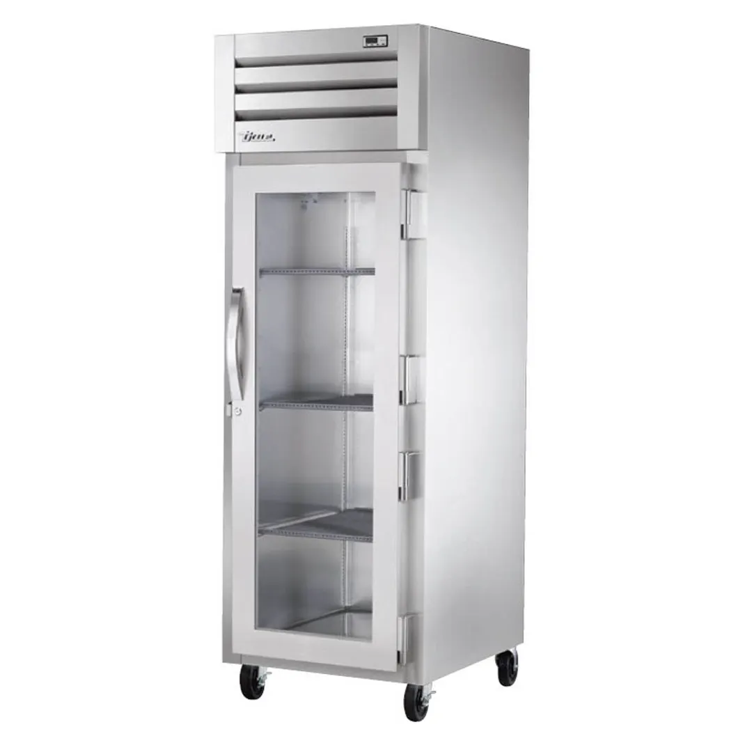 True STG1F-1G-HC 27" 1-Section Reach-In Freezer, 1 Glass Door, Top Mounted, 31 cu. ft., Stainless Steel Front