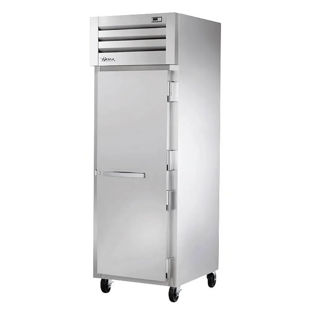 True STG1F-1S-HC 27.50" 1-Solid Door Reach-In Freezer, Top Mounted, 31 cu. ft., Stainless Steel Front, Aluminum Sides
