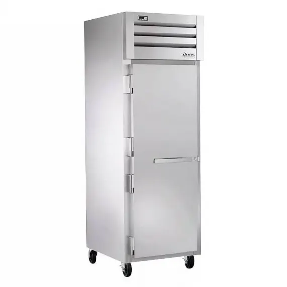 True STG1F-1S-HC 27.50" 1-Solid Door Reach-In Freezer, Top Mounted, 31 cu. ft., Stainless Steel Front, Aluminum Sides