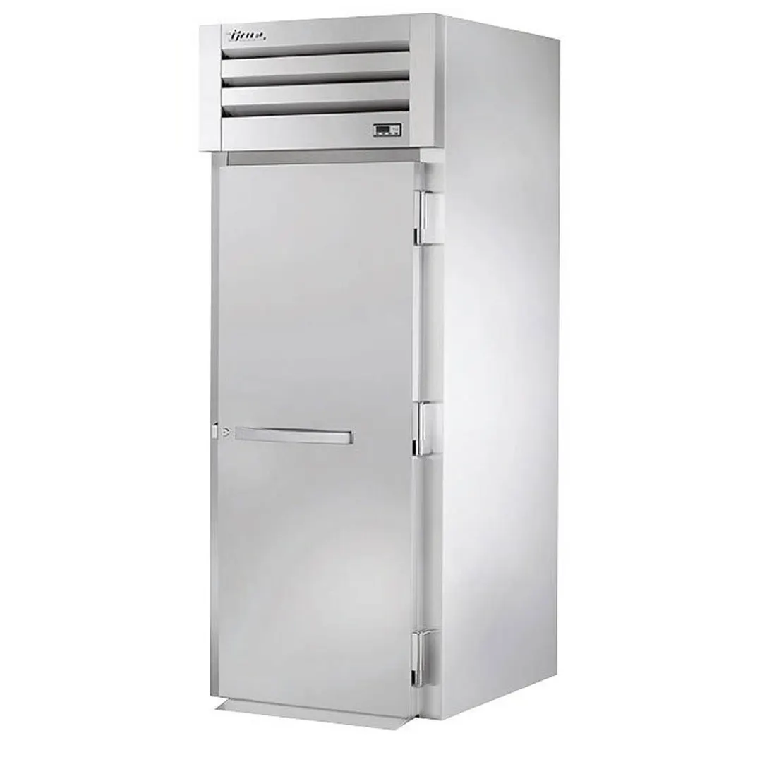 True STG1RRI89-1S-HC 35" 1-Section Roll-In Refrigerator w/ Solid Door, Stainless Steel Front-Aluminum Sides, 89"H