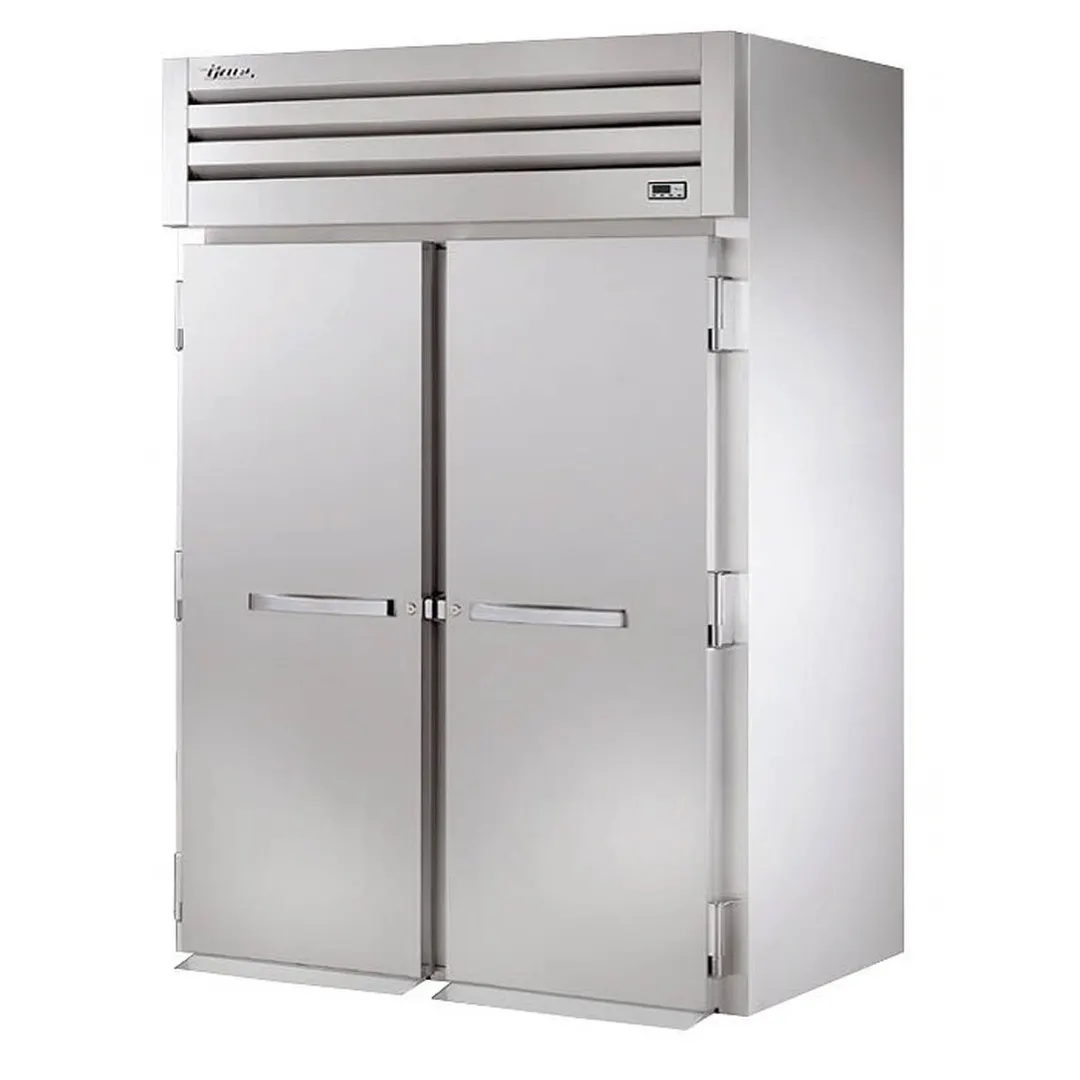 True STG2RRI-2S 68" Two Section Roll-In Refrigerator w/ 2 Solid Doors, Stainless Steel Front-Aluminum Sides