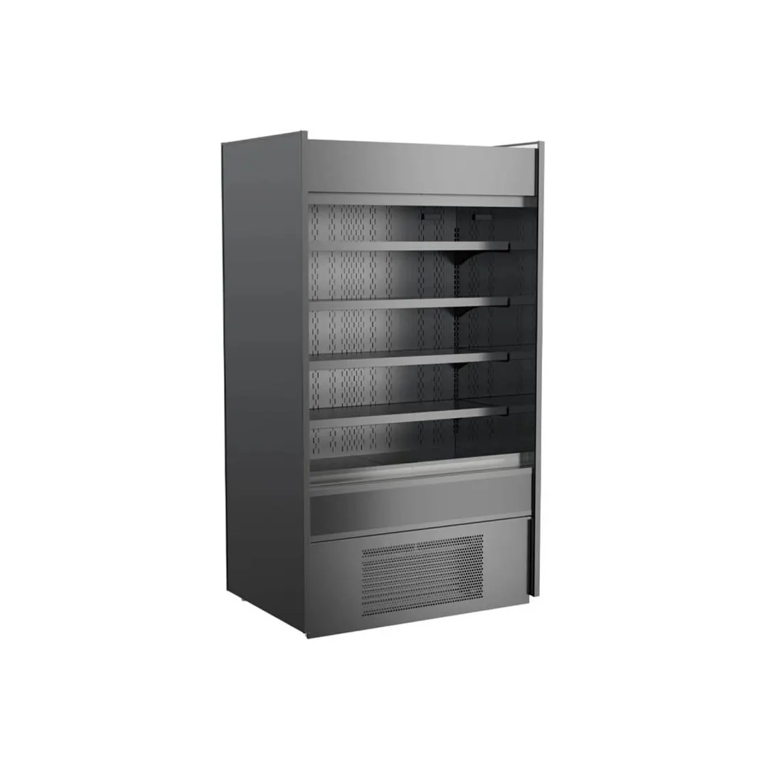 Structural Concepts BV4732 47" Vertical Self-Service Open Air Merchandiser, Laminate Exterior, Self-Contained, 4 Shelves, High Profile, Clean Sweep