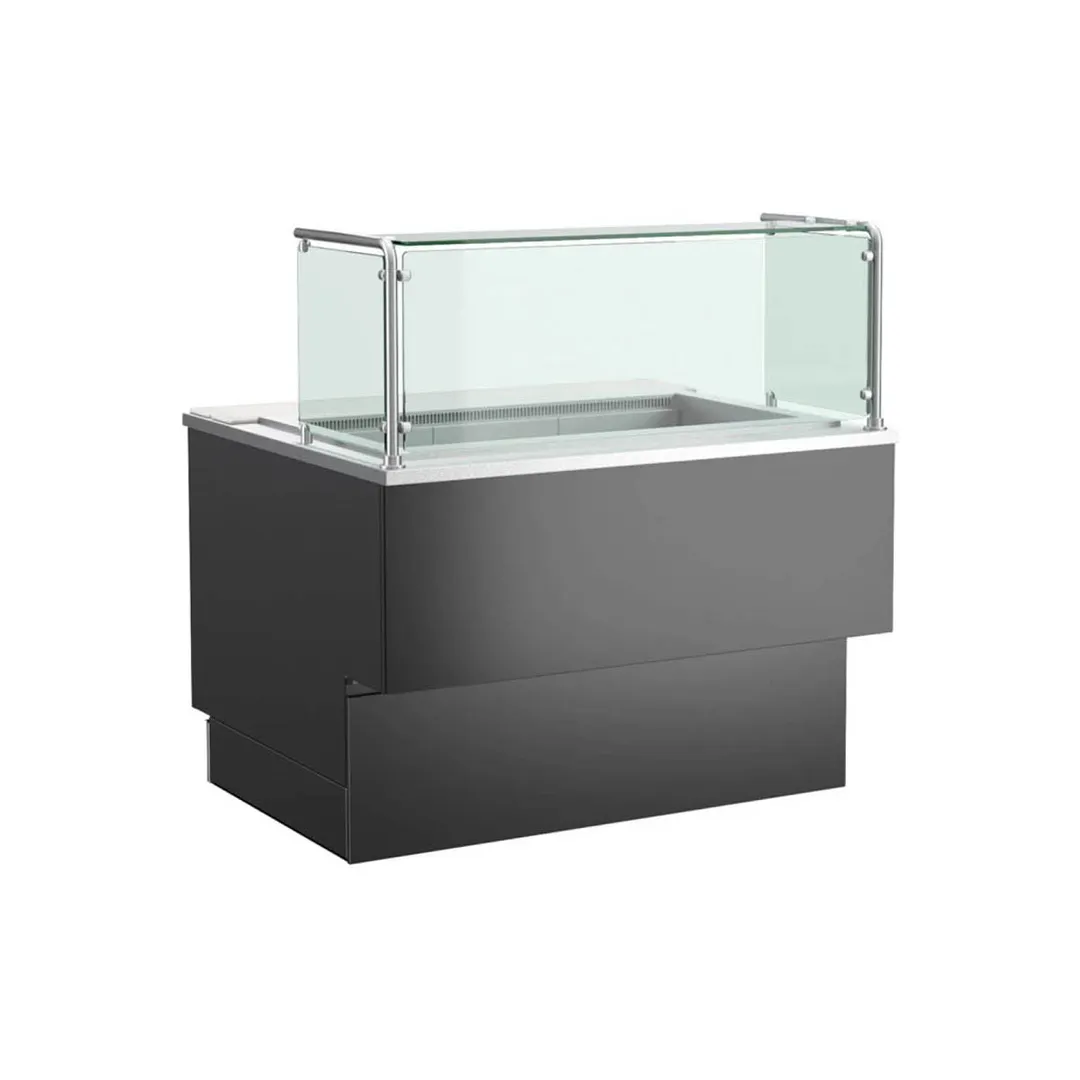 SStructural Concepts FB4S-3R 50" Grocerant Inline Self-Service Refrigerated Display Case, (3) Pan